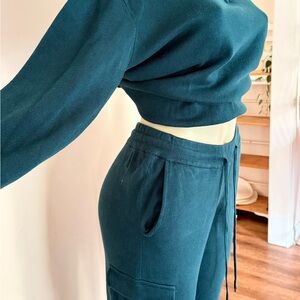 Zara Deep Teal Jogger Pants